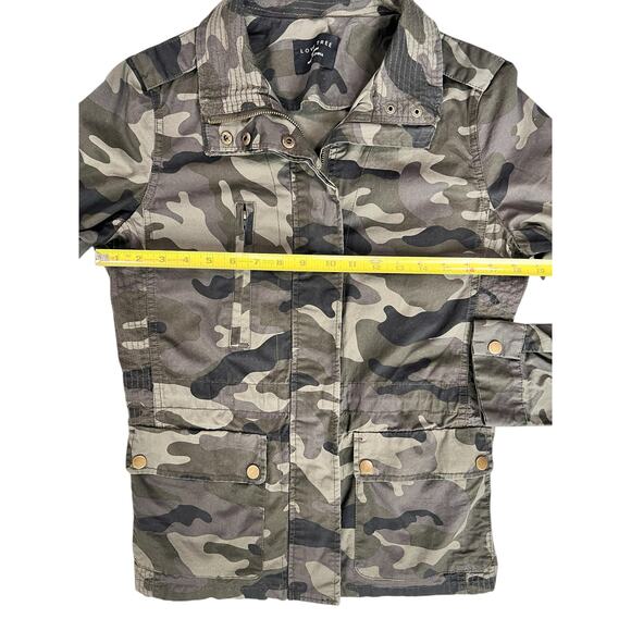 Camo Green‎ Military Jacket Women Medium Army Lightweight Utility Cotton Grunge - Picture 6 of 14